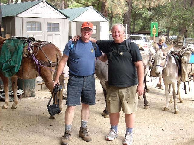 Brian Field and Bill Qualls - Saturday hike to Spruce Grove Campground.